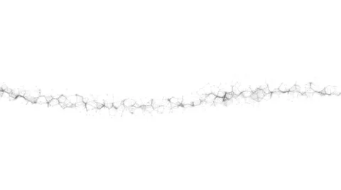 Abstract organic energy stream in black - on white background (FULL HD) Vidéo 59342339