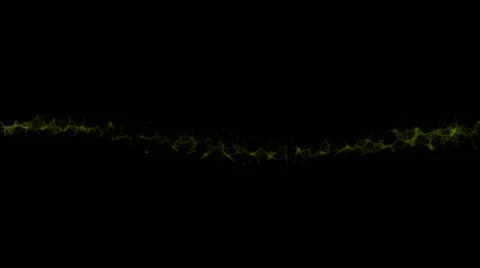 Abstract organic energy stream in green - on black background (FULL HD) Video stock 59347847