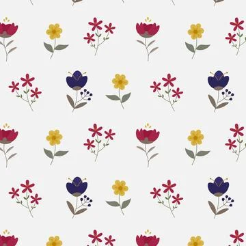 Abstract organic floral pattern background. Vector. Stock Illustration