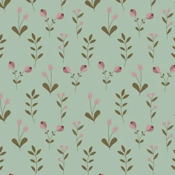 Abstract organic floral pattern background. Vector. Stock Illustration