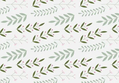 Abstract organic floral pattern background. Vector. Stock Illustration