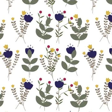 Abstract organic floral pattern background. Vector. Stockillustratie