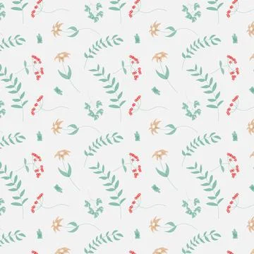 Abstract organic floral pattern background. Vector. イラスト素材