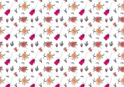 Abstract organic floral pattern background. Vector. Stockillustratie