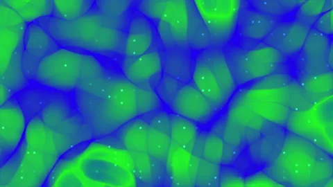 Abstract Organic Flowing Background Blue Green Swirls And Bubbles Motion Stock Footage 339703466