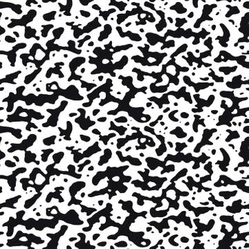 Abstract organic fluid seamless pattern. Irregular diffusion reaction Stock Illustration