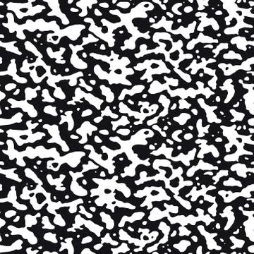 Abstract organic fluid seamless pattern. Irregular diffusion reaction Stock Illustration