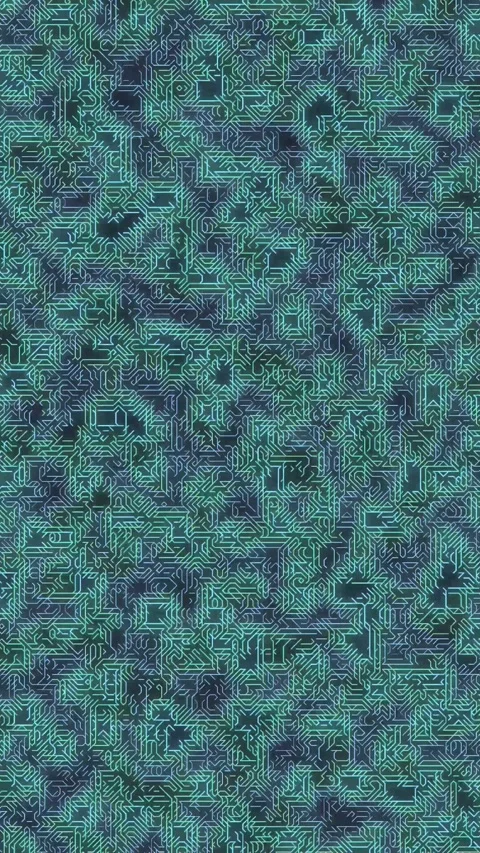 Abstract Organic Geometric Texture Background with Teal and Dark Blue Tones Stock Footage 346394885