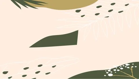 Abstract organic leaf background and wallpaper design vector Stock Illustration