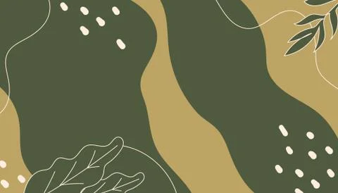 Abstract organic leaf background and wallpaper design vector Stock Illustration