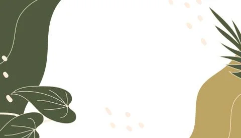 Abstract organic leaf background and wallpaper design vector Stock Illustration