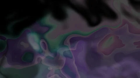 Abstract organic liquid flow animation with dark purple teal and green colo.. 스톡 동영상 342906157