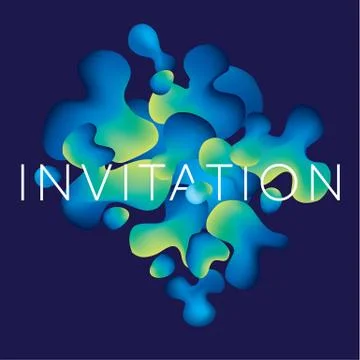 Abstract organic liquid vector pattern. Illustrazione stock