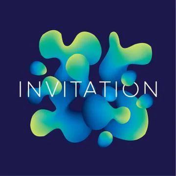 Abstract organic liquid vector pattern. Stock Illustration