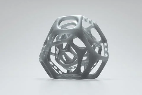 Abstract organic looking geometry forms Stock Illustration