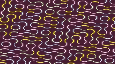 Abstract organic maze pattern Stock Footage 342868555