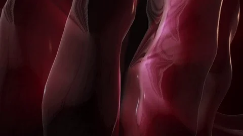 Abstract Organic Morph Animation Stock Footage 71072282