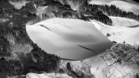 Abstract Organic Motion Vj Loop Stock Footage 114946441