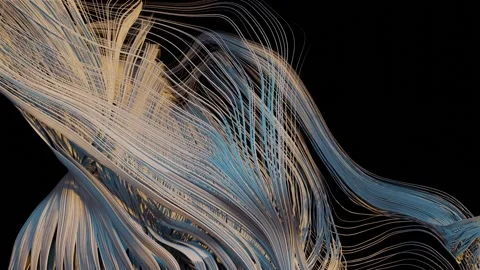 Abstract Organic Motion Vj Loop Video stock 164964868