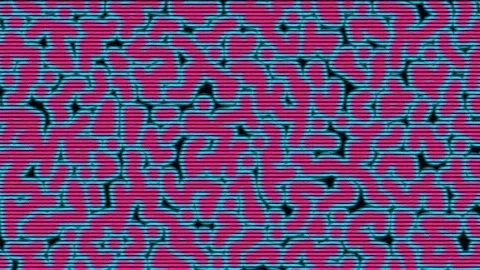 Abstract Organic Pattern With Black Stripes During Motion Cinematic Backgroun Stock Footage 341375970