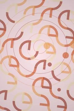 Abstract Organic Pattern in Blush Pink イラスト素材