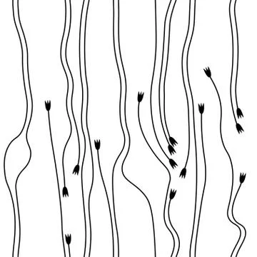 Abstract organic seamless pattern. Stock Illustration