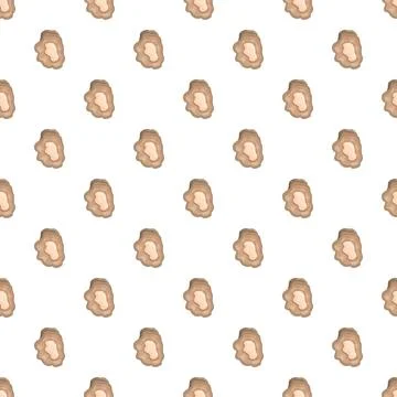 Abstract organic shape pattern representing natural elements Illustrazione stock