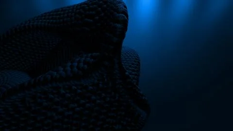 Abstract organic shape of sphere particles waveform イラスト素材