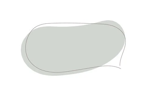 Abstract organic shape with subtle texture and minimalist design elements 库存插图