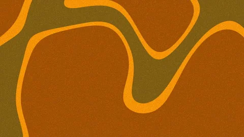 Abstract organic shapes and lines in warm brown and orange tones with subtle Video stock 339699734