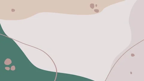 Abstract Organic Shapes Background with Soft Pastel Colors and Thin Lines Vidéo 335111069
