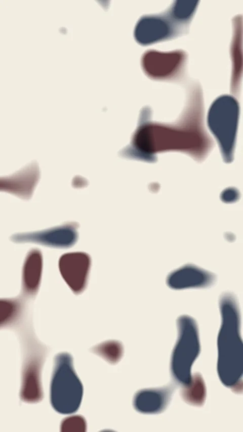 Abstract organic shapes on beige background. 2d animation Stock Footage 342000504