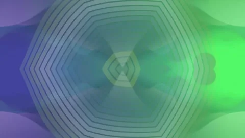 Abstract organic shapes with concentric circles and bokeh effect background Stock-Footage 334908082