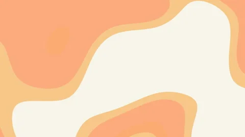 Abstract Organic Shapes Flowing in Soft Pastel Background Video stock 334492156