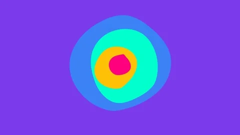 Abstract Organic Shapes Fluidly Morphing Background Video for Advertising Stock Footage 335146349
