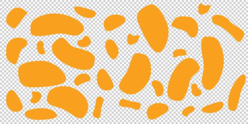 Abstract Organic Shapes Pattern Stock Illustration