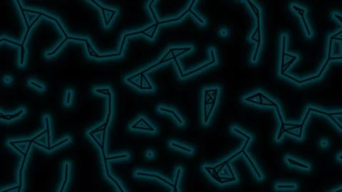 Abstract Organic Shapes Woven Through Dark Background with Copy Space Stock Footage 340939737