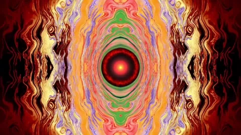 Abstract organic symmetrical eye motion background Stock-Footage 337324093