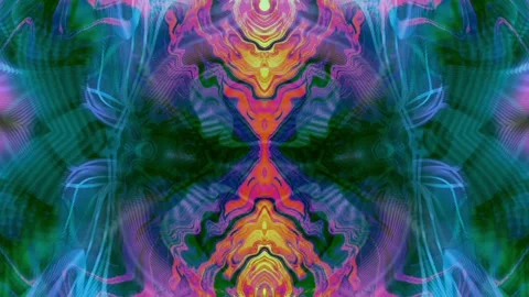 Abstract organic symmetrical liquid motion background Stock Footage 337324169