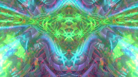 Abstract organic symmetrical motion background Stock Footage 337323768
