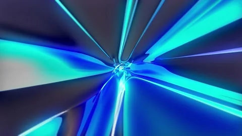 Abstract Organic Tunnel vj Loop. Warp tunnel wormhole moving in hyperspace, 4 Stock Footage 177079082