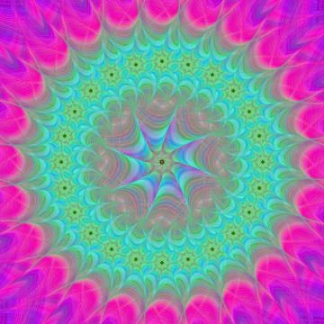 Abstract oriental mandala design background Stock Illustration