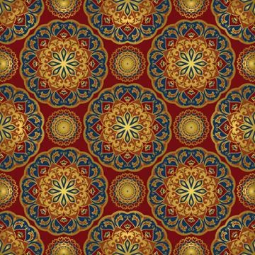 Abstract oriental ornament. Stock Illustration