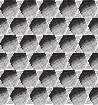 Abstract oriental pattern. Doodle arabic geometric seamless ornament Stock Illustration