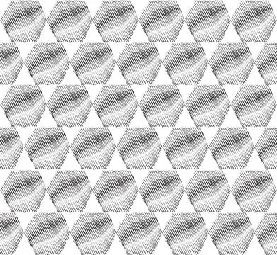 Abstract oriental pattern. Doodle arabic geometric seamless ornament Illustrazione stock