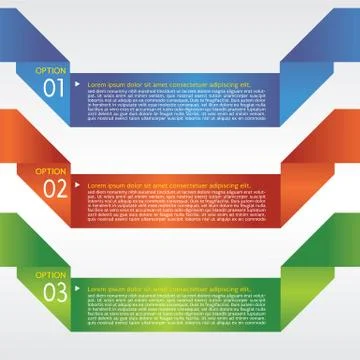 Abstract origami banner vector Stock Illustration