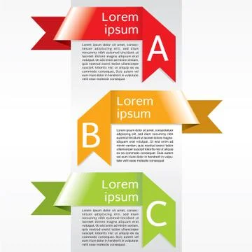 Abstract origami banner vector Stock Illustration