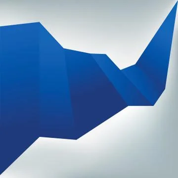 Abstract origami speech bubble.  + EPS8 Stock Illustration