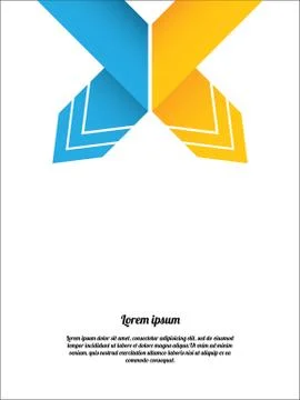 Abstract origami speech bubble with special design Stock Illustration