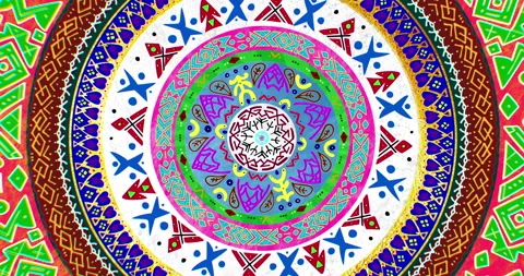 Abstract ornament 4K Stock Footage 158000542